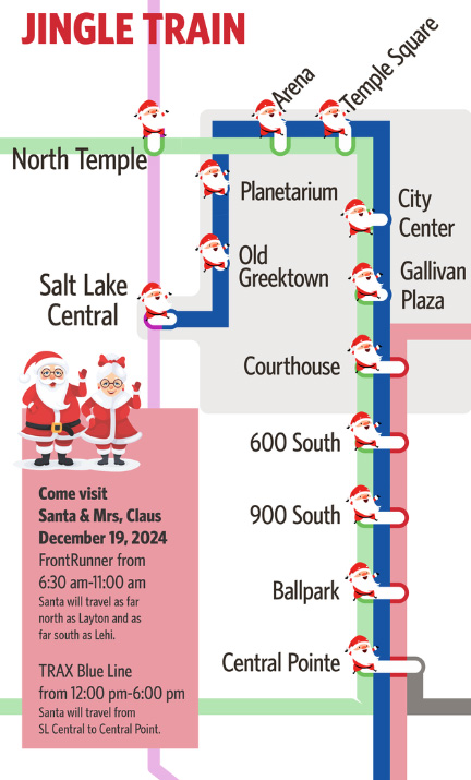 Jingle Train Map